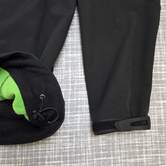 Cinch Softshell Jacket Full Zip Black Bright Green Trim Rancher Men's XL - Picture 15 of 16